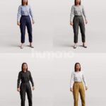 Animated 045-3745 ST4 Woman Standing Talking