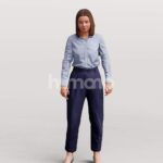 Animated 045-3745 ST4 Woman Standing Talking