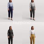 Animated 045-3745 W5 Woman Walking