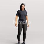 Animated 048-3658 SM1 Woman Moving Around