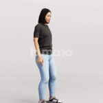 Animated 048-3658 SM1 Woman Moving Around