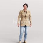 Animated 051-5534 SI4 Woman Standing Idle