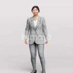 Animated 051-5534 SL3 Woman Standing Listening