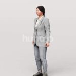 Animated 051-5534 SL3 Woman Standing Listening