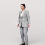 Animated 051-5534 SL3 Woman Standing Listening