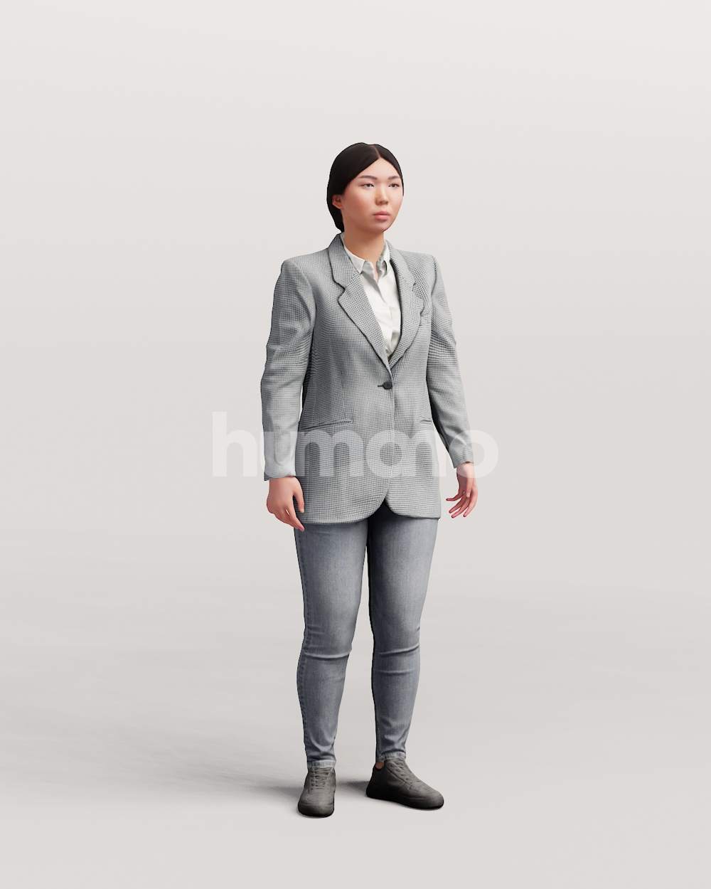 Animated 051-5534 SM2 Woman Moving Around – Humano 3D – 3d People ...