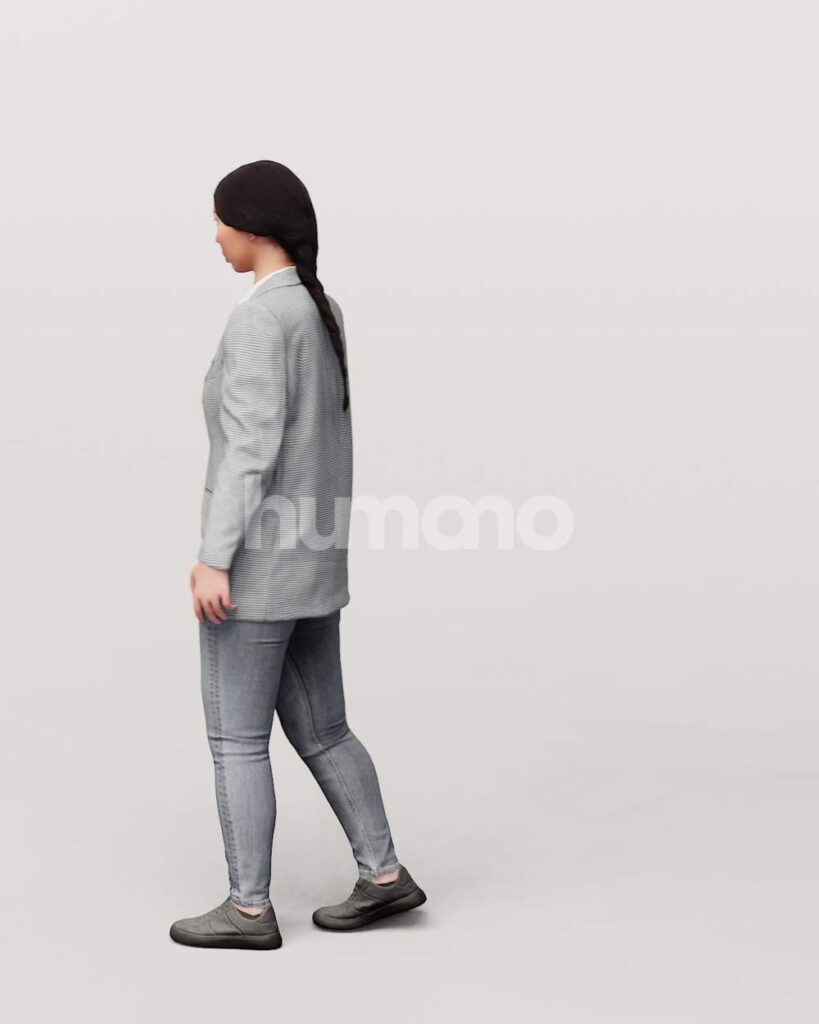 Random Human Moving Animated 051-5534 SM2 Woman Moving Around – Humano 3D – 3d People ...