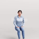 Animated 051-5552 S1 Woman Sitting