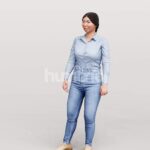 Animated 051-5552 ST4 Woman Standing Talking