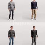 Animated 053-2187 SM2 Man Moving Around