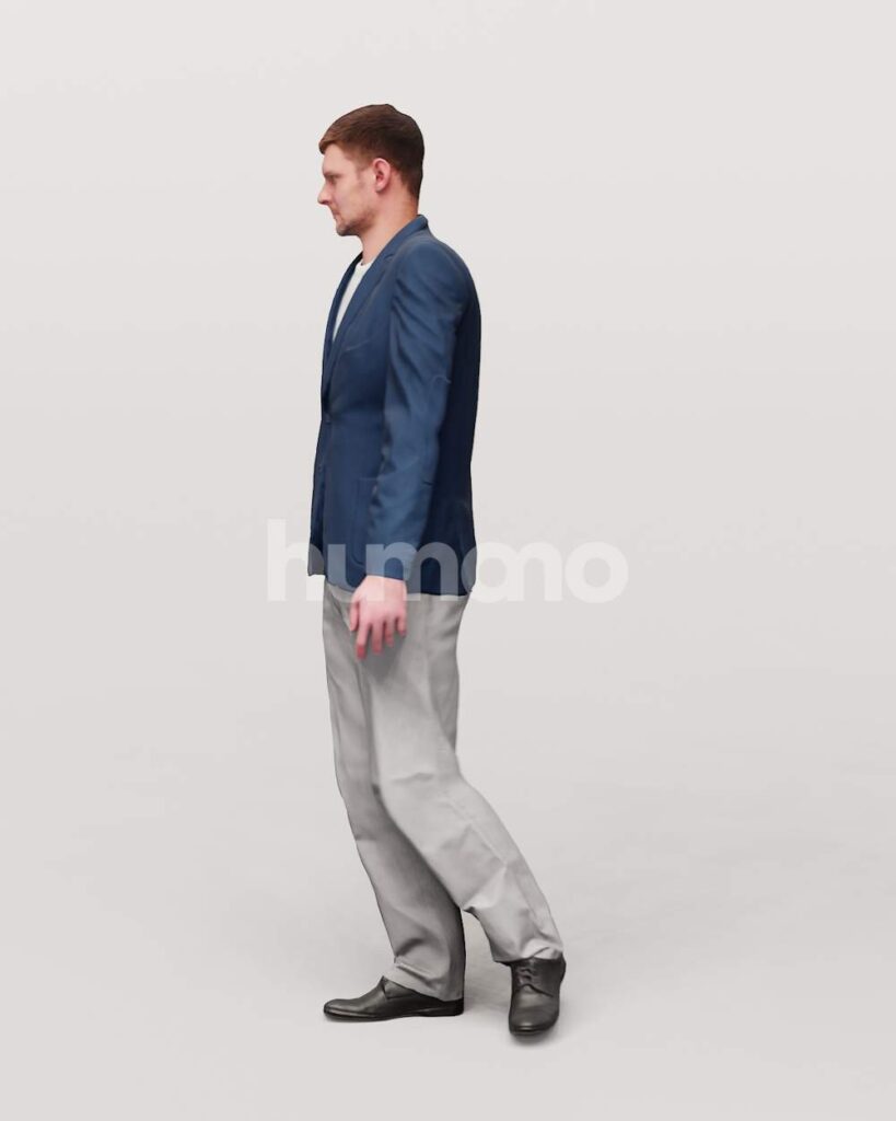 Random Human Moving Animated 056-2572 SM2 Man Moving Around – Humano 3D – 3d People Collections