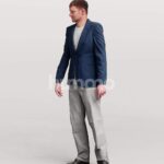 Animated 056-2572 ST1 Man Standing Talking