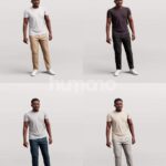 Animated 064-4874 ST4 Man Standing Talking