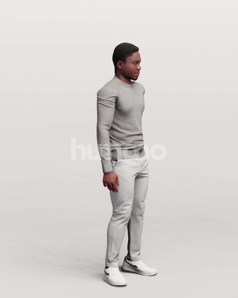 Random Human Moving Animated 064-4893 SM2 Man Moving Around – Humano 3D – 3d People Collections