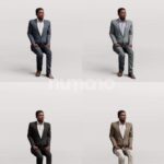 Animated 064-4957 S2 Man Sitting