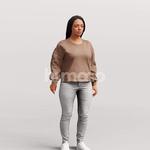 Animated 080-4502 SM1 Woman Moving Around