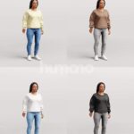 Animated 080-4502 SM1 Woman Moving Around