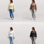 Animated 080-4502 ST1 Woman Sitting