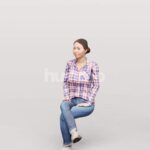 Animated 083-5324 S3 Woman Sitting