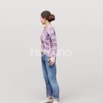 Animated 083-5324 SL2 Woman Standing Listening