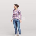 Animated 083-5324 SL2 Woman Standing Listening