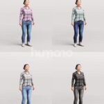 Animated 083-5324 SM2 Woman Moving Around