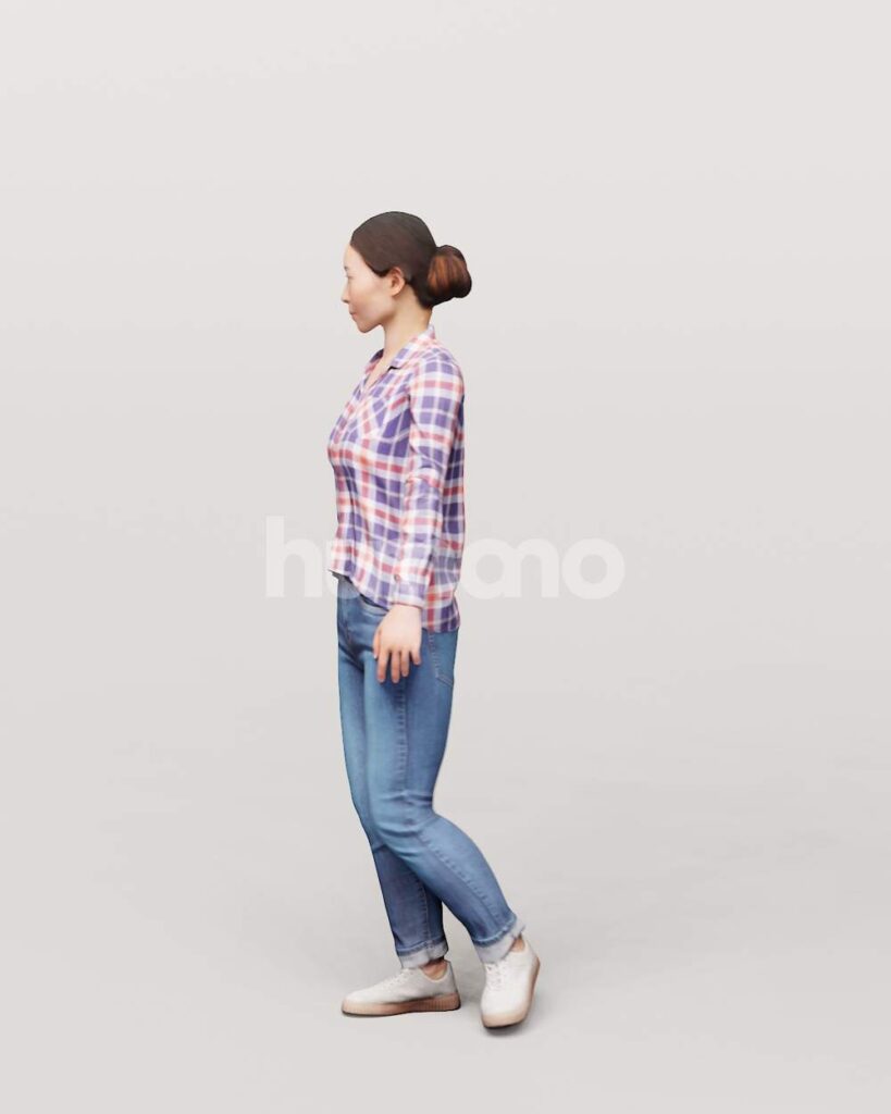 Animated 083-5324 SM2 Woman Moving Around – Humano 3D – 3d People ...