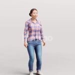 Animated 083-5324 ST5 Woman Standing Talking