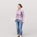 Animated 083-5324 ST5 Woman Standing Talking