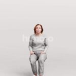 Animated 094-5613 S2 Woman Sitting