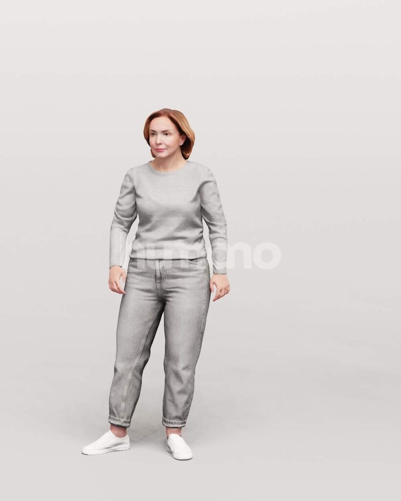 Animated 094-5613 SM3 Woman Moving Around – Humano 3D – 3d People ...