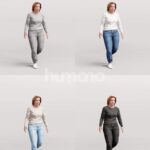 Animated 094-5613 W3 Woman Walking