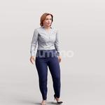 Animated 094-5638 SI3 Woman Standing Idle