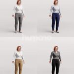 Animated 094-5638 SM1 Woman Moving Around