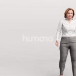 Animated 094-5638 SM1 Woman Moving Around