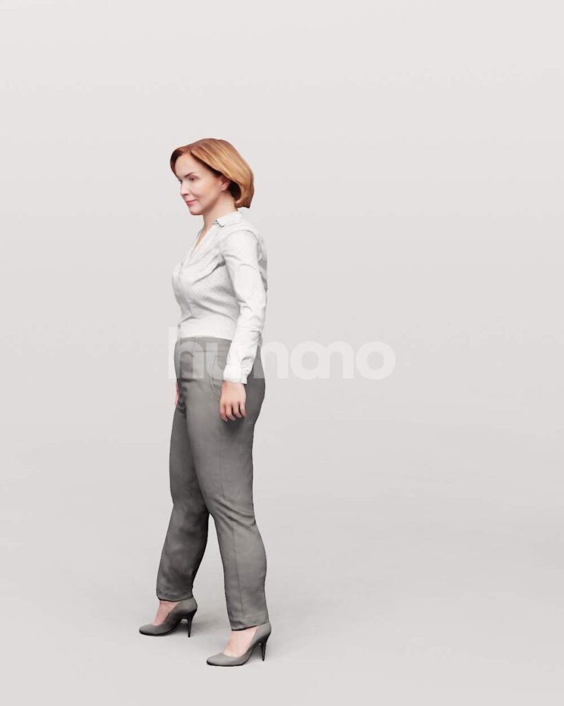 Animated 094-5638 SM1 Woman Moving Around – Humano 3D – 3d People ...