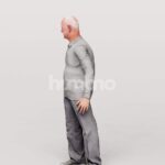 Animated 101-1499 SL2 Man Standing Listening