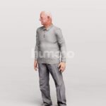 Animated 101-1499 SL2 Man Standing Listening
