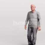 Animated 101-1499 SM3 Man Moving Around