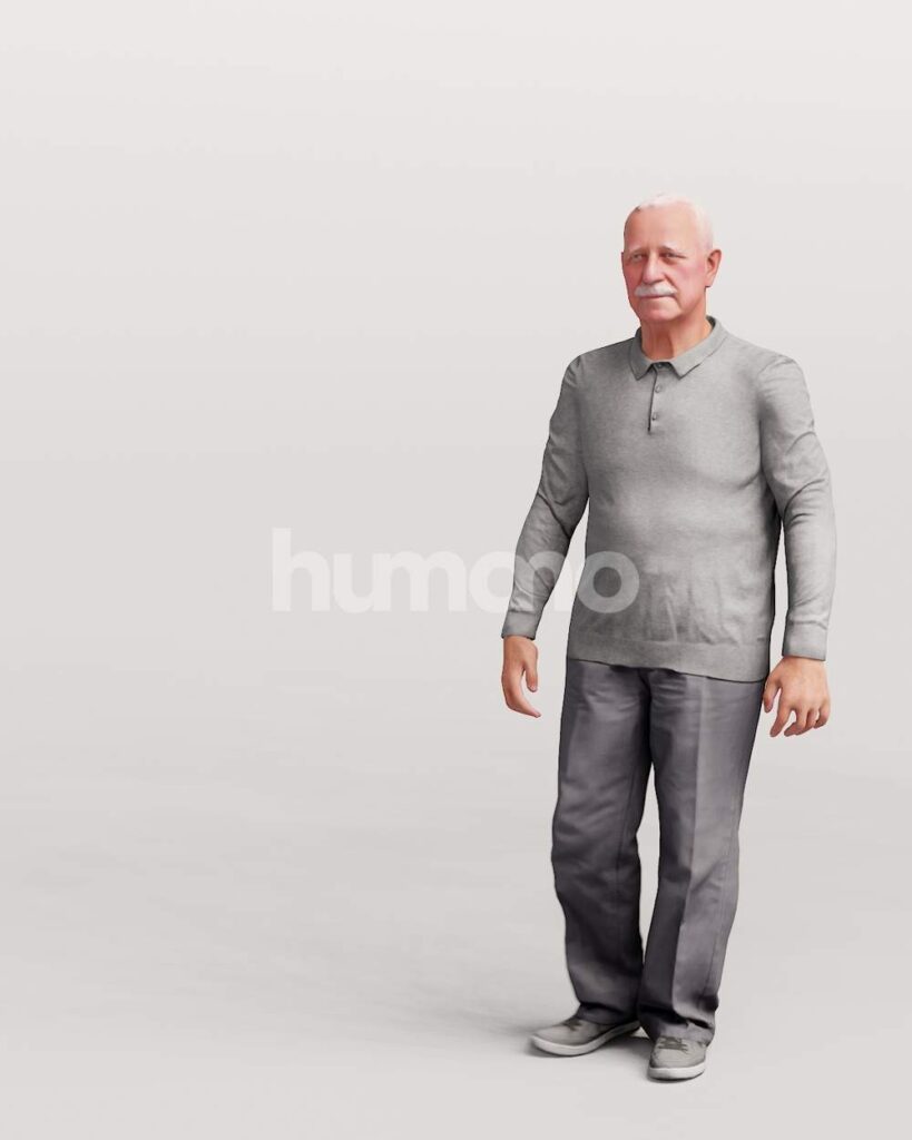 Random Human Moving Animated 101-1499 SM3 Man Moving Around – Humano 3D – 3d People Collections