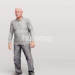 Animated 101-1499 SM3 Man Moving Around