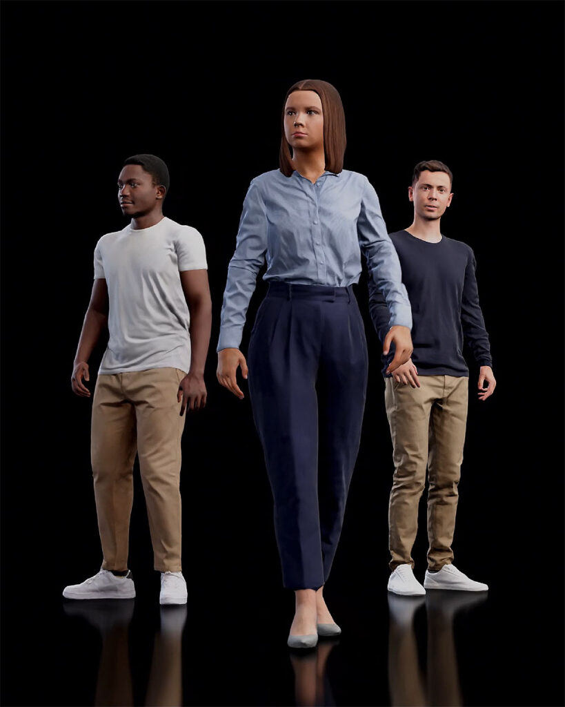 Free 3d People Models – Humano 3D – 3d People Collections