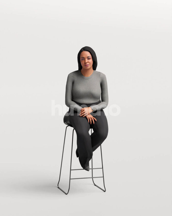 Posed 080-4579 Woman