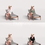 Posed 050-7542 Woman