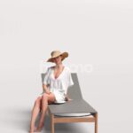 Posed 050-7542 Woman