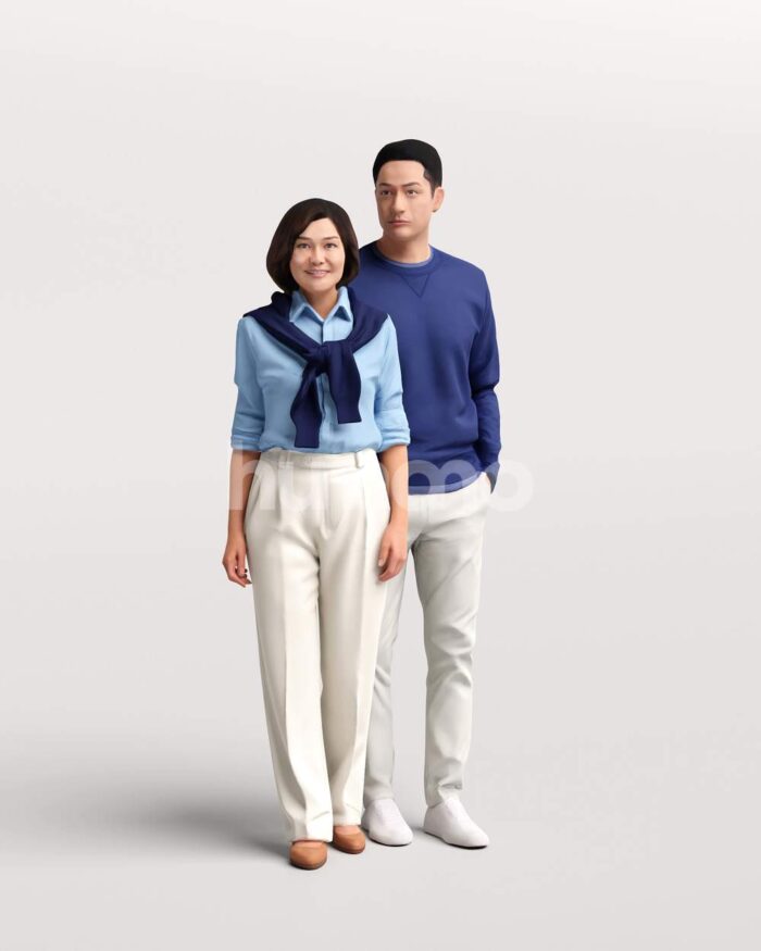 2614 | Couples – Humano 3D – 3d People Collections