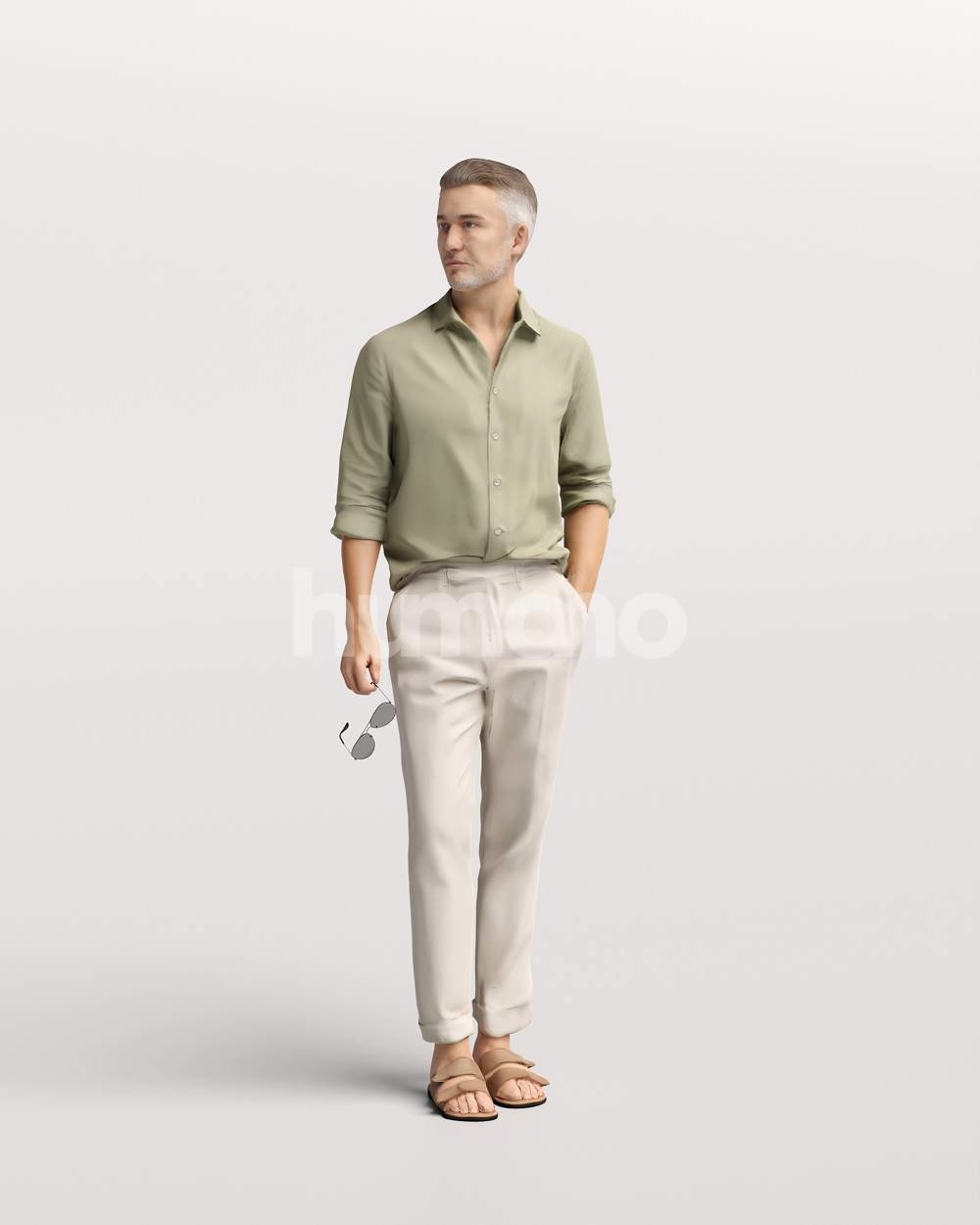 Posed 2701-009 Man