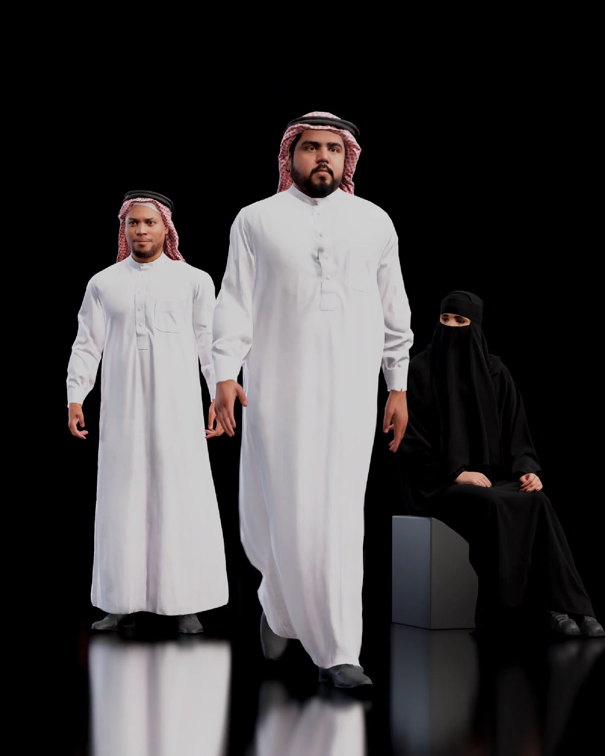 Arab Animated Free Model