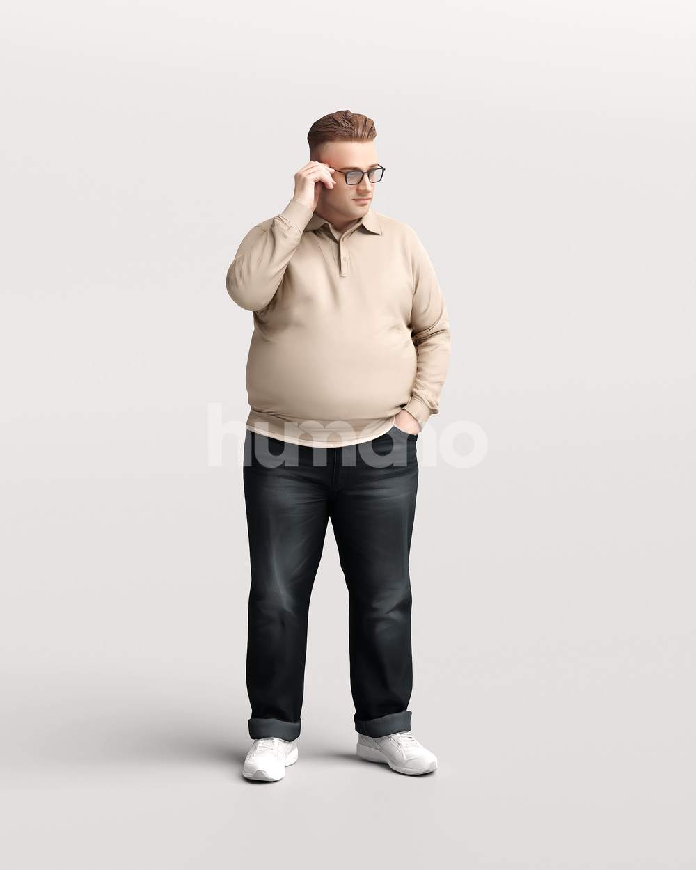 Posed 2712-005 Man
